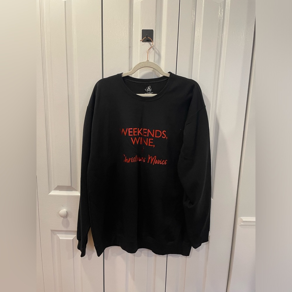 black christmas sweater